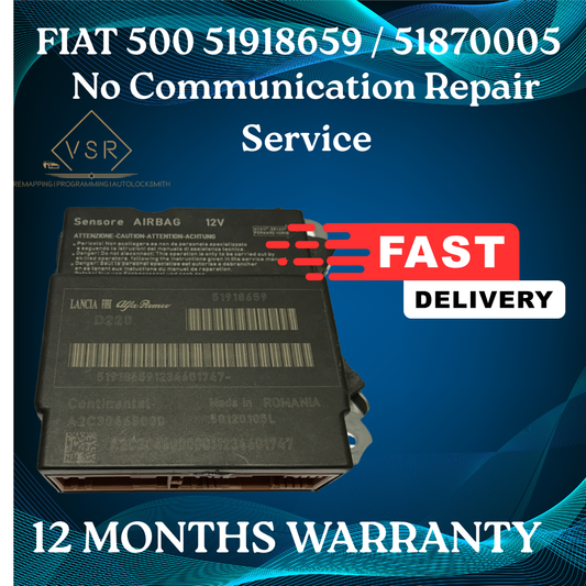 Fiat Airbag Module No Communication Repair